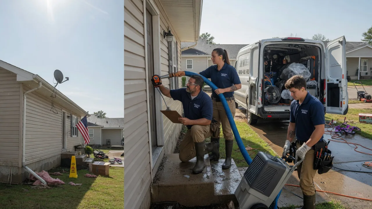 Ceiling Water Damage Restoration in Christiana, TN near me